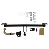 AUTO-HAK Tilhengerkobling avtagbart inkl. TowTec E-sett 13polet Universal