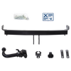 AUTO-HAK Tilhengerkobling avtagbart inkl. TowTec E-sett 7polet Universal