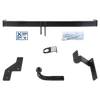 Hak-Pol Tilhengerkobling fastmontert inkl. TowTec E-sett 13polet Universal