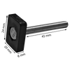 Adapter for T-Nut 20x24 for G3 takbokser