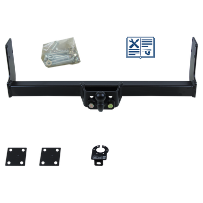 AUTO-HAK trekkbjelke inkl. TowTec E-sett 7polet Universal