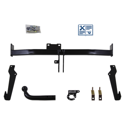 AUTO-HAK Tilhengerkobling fastmontert inkl. TowTec E-sett 13polet Universal