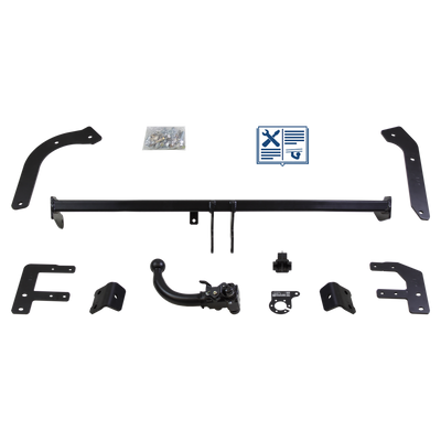 AUTO-HAK Tilhengerkobling avtagbart inkl. TowTec E-sett 7polet Universal