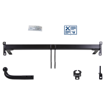AUTO-HAK Tilhengerkobling fastmontert inkl. TowTec E-sett 13polet Universal