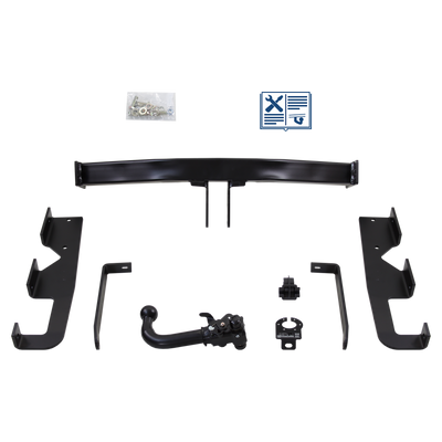 AUTO-HAK Tilhengerkobling avtagbart inkl. TowTec E-sett 7polet Universal