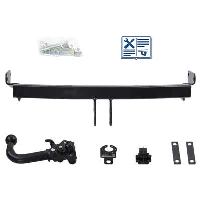 AUTO-HAK Tilhengerkobling avtagbart inkl. TowTec E-sett 7polet Universal