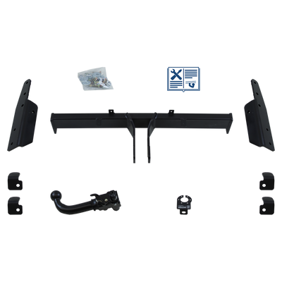 AUTO-HAK Tilhengerkobling avtagbart inkl. TowTec E-sett 7polet Universal