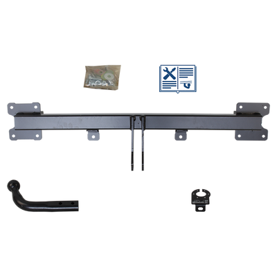 AUTO-HAK Tilhengerkobling fastmontert inkl. TowTec E-sett 7polet Universal