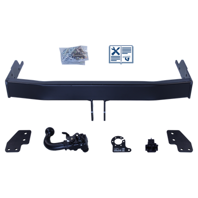AUTO-HAK Tilhengerkobling avtagbart inkl. TowTec E-sett 7polet Universal