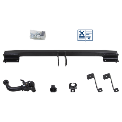 AUTO-HAK Tilhengerkobling avtagbart inkl. TowTec E-sett 13polet Universal