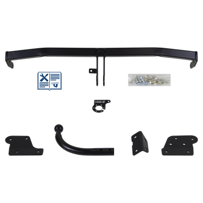 AUTO-HAK Tilhengerkobling fastmontert inkl. TowTec E-sett 7polet Universal