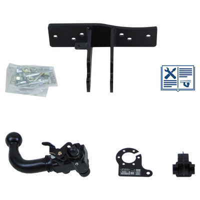 AUTO-HAK Tilhengerkobling avtagbart inkl. TowTec E-sett 7polet Universal