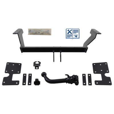 AUTO-HAK Tilhengerkobling avtagbart inkl. TowTec E-sett 7polet Universal