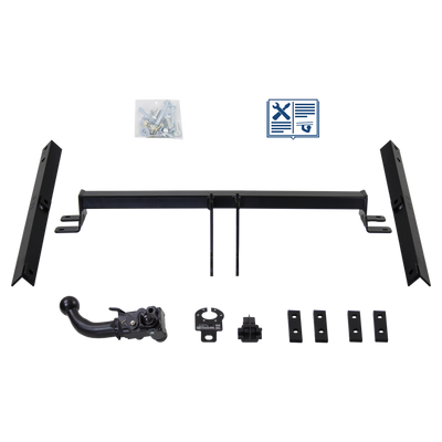 AUTO-HAK Tilhengerkobling avtagbart inkl. TowTec E-sett 7polet Universal
