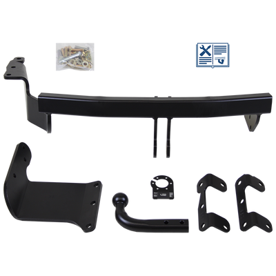 AUTO-HAK Tilhengerkobling fastmontert inkl. TowTec E-sett 7polet Universal