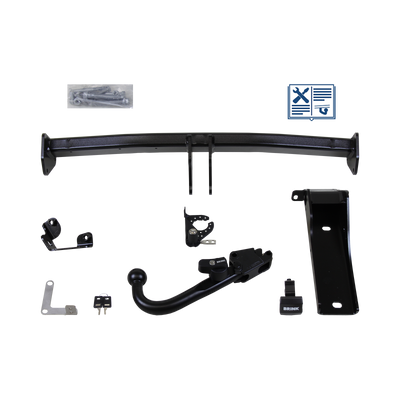 Brink Tilhengerkobling avtagbart inkl. TowTec E-sett 7polet Universal
