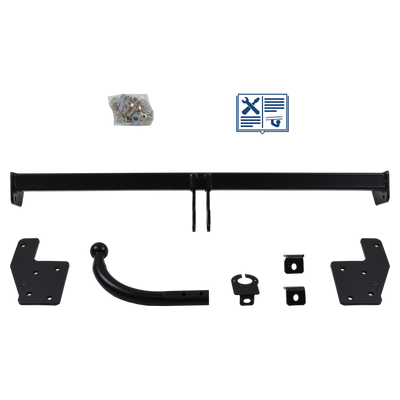 AUTO-HAK Tilhengerkobling fastmontert inkl. TowTec E-sett 7polet Universal
