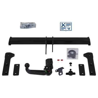 Westfalia Tilhengerkobling avtagbart inkl. TowTec E-sett 7polet Universal