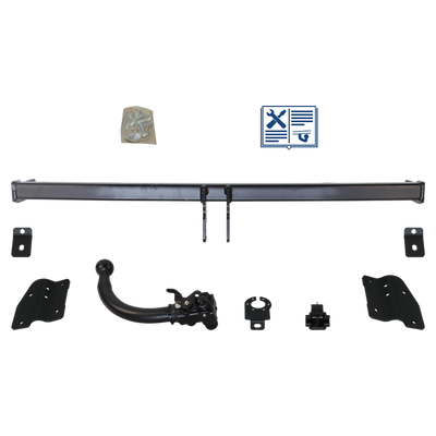 AUTO-HAK Tilhengerkobling avtagbart inkl. TowTec E-sett 7polet Universal