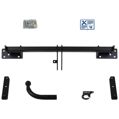 AUTO-HAK Tilhengerkobling fastmontert inkl. TowTec E-sett 7polet Universal