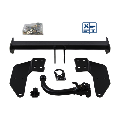 AUTO-HAK Tilhengerkobling avtagbart inkl. TowTec E-sett 7polet Universal