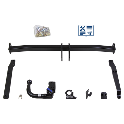 AUTO-HAK Tilhengerkobling avtagbart inkl. TowTec E-sett 7polet Universal