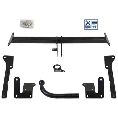 AUTO-HAK Tilhengerkobling fastmontert inkl. TowTec E-sett 7polet Universal