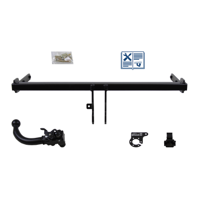 AUTO-HAK Tilhengerkobling avtagbart inkl. TowTec E-sett 7polet Universal