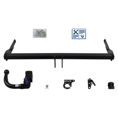 AUTO-HAK Tilhengerkobling avtagbart inkl. TowTec E-sett 7polet Universal