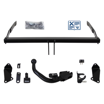 Brink Tilhengerkobling avtagbart inkl. TowTec E-sett 7polet Universal