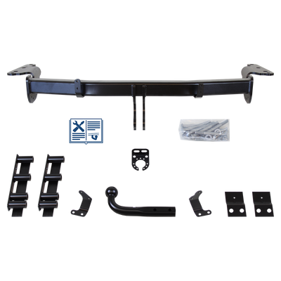 Brink Tilhengerkobling fastmontert inkl. TowTec E-sett 7polet Universal
