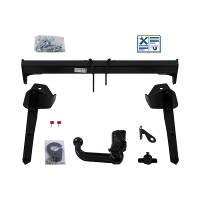 Westfalia Tilhengerkobling avtagbart inkl. TowTec E-sett 7polet Universal
