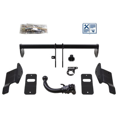 AUTO-HAK Tilhengerkobling avtagbart inkl. TowTec E-sett 7polet Universal
