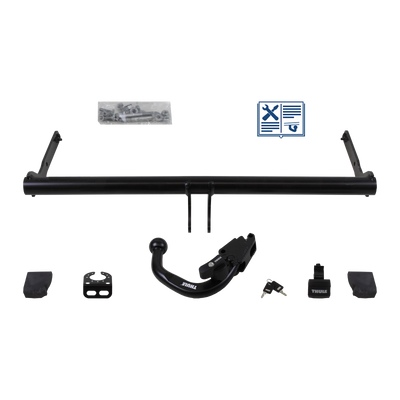 Brink Tilhengerkobling avtagbart inkl. TowTec E-sett 7polet Universal