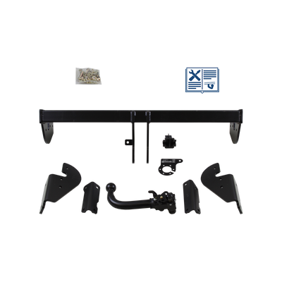 AUTO-HAK Tilhengerkobling avtagbart inkl. TowTec E-sett 7polet Universal