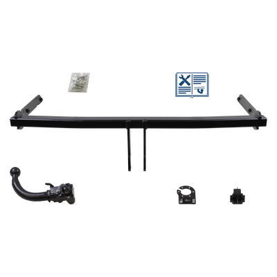 AUTO-HAK Tilhengerkobling avtagbart inkl. TowTec E-sett 7polet Universal