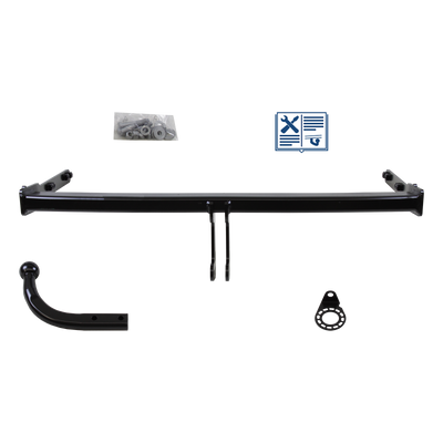Westfalia Tilhengerkobling fastmontert inkl. TowTec E-sett 7polet Universal