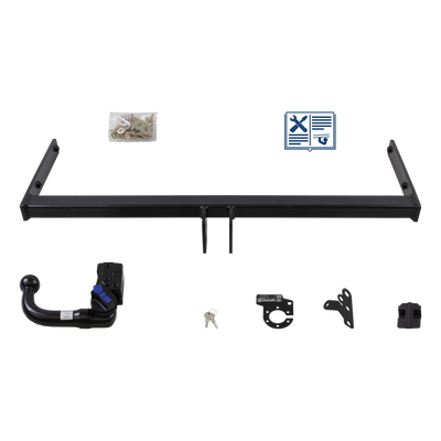 AUTO-HAK Tilhengerkobling avtagbart inkl. TowTec E-sett 7polet Universal