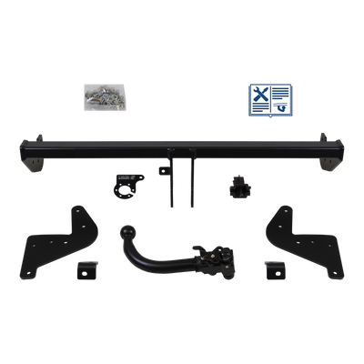 AUTO-HAK Tilhengerkobling avtagbart inkl. TowTec E-sett 7polet Universal
