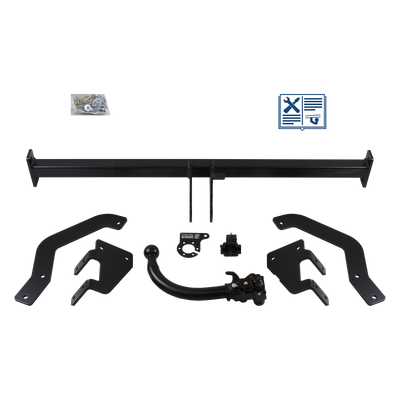 AUTO-HAK Tilhengerkobling avtagbart inkl. TowTec E-sett 7polet Universal