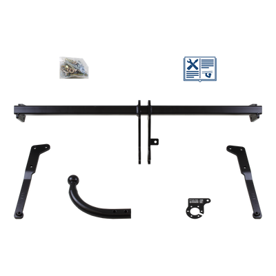 AUTO-HAK Tilhengerkobling fastmontert inkl. TowTec E-sett 7polet Universal