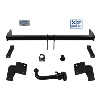 AUTO-HAK Tilhengerkobling avtagbart inkl. TowTec E-sett 13polet Universal
