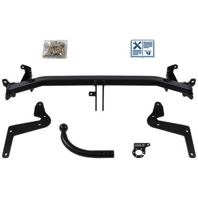 AUTO-HAK Tilhengerkobling fastmontert inkl. TowTec E-sett 7polet Universal