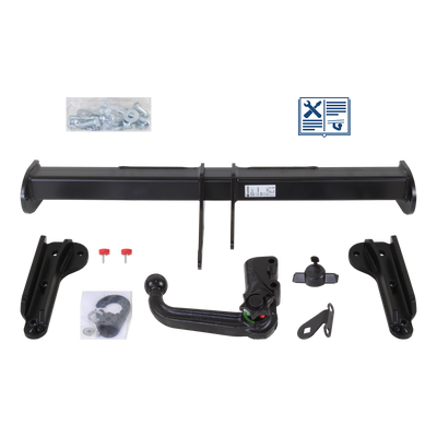 Westfalia Tilhengerkobling avtagbart inkl. TowTec E-sett 7polet Universal