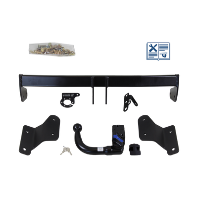 AUTO-HAK Tilhengerkobling avtagbart inkl. TowTec E-sett 7polet Universal