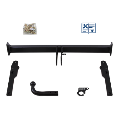 AUTO-HAK Tilhengerkobling fastmontert inkl. TowTec E-sett 7polet Universal