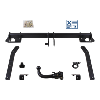 AUTO-HAK Tilhengerkobling avtagbart inkl. TowTec E-sett 7polet Universal