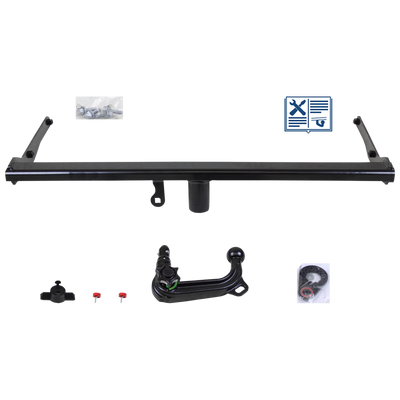 Westfalia Tilhengerkobling avtagbart inkl. TowTec E-sett 7polet Universal