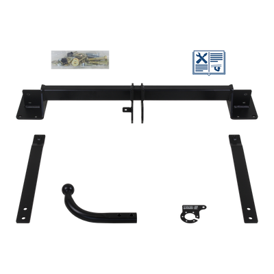 AUTO-HAK Tilhengerkobling fastmontert inkl. TowTec E-sett 7polet Universal