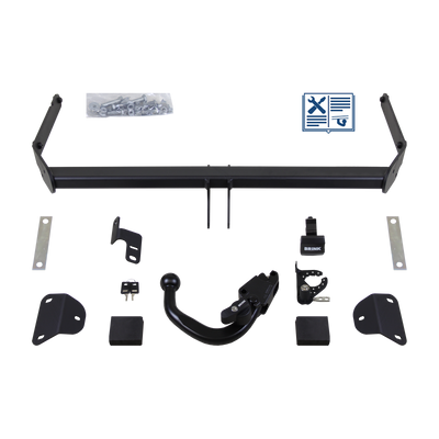 Brink Tilhengerkobling avtagbart inkl. TowTec E-sett 7polet Universal